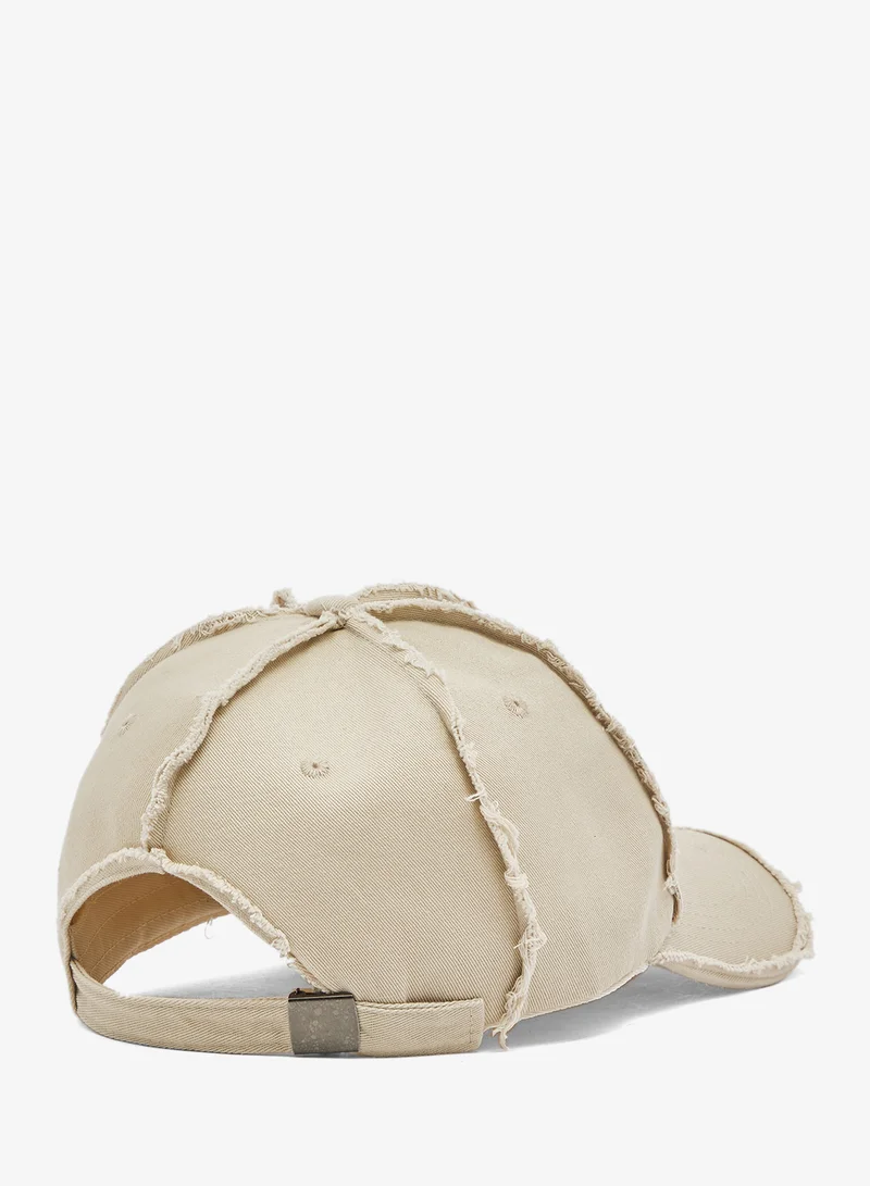 Ginger Distressed Detail Cap